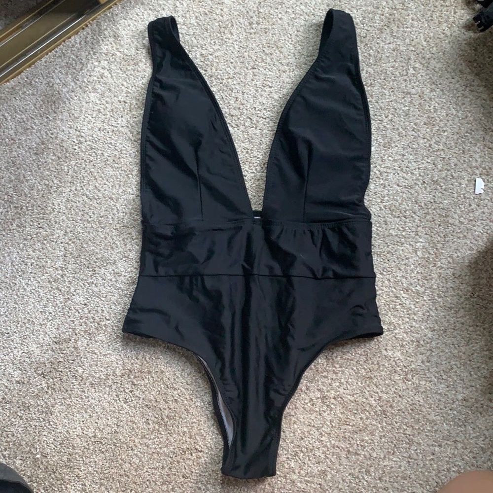 Shein black one piece